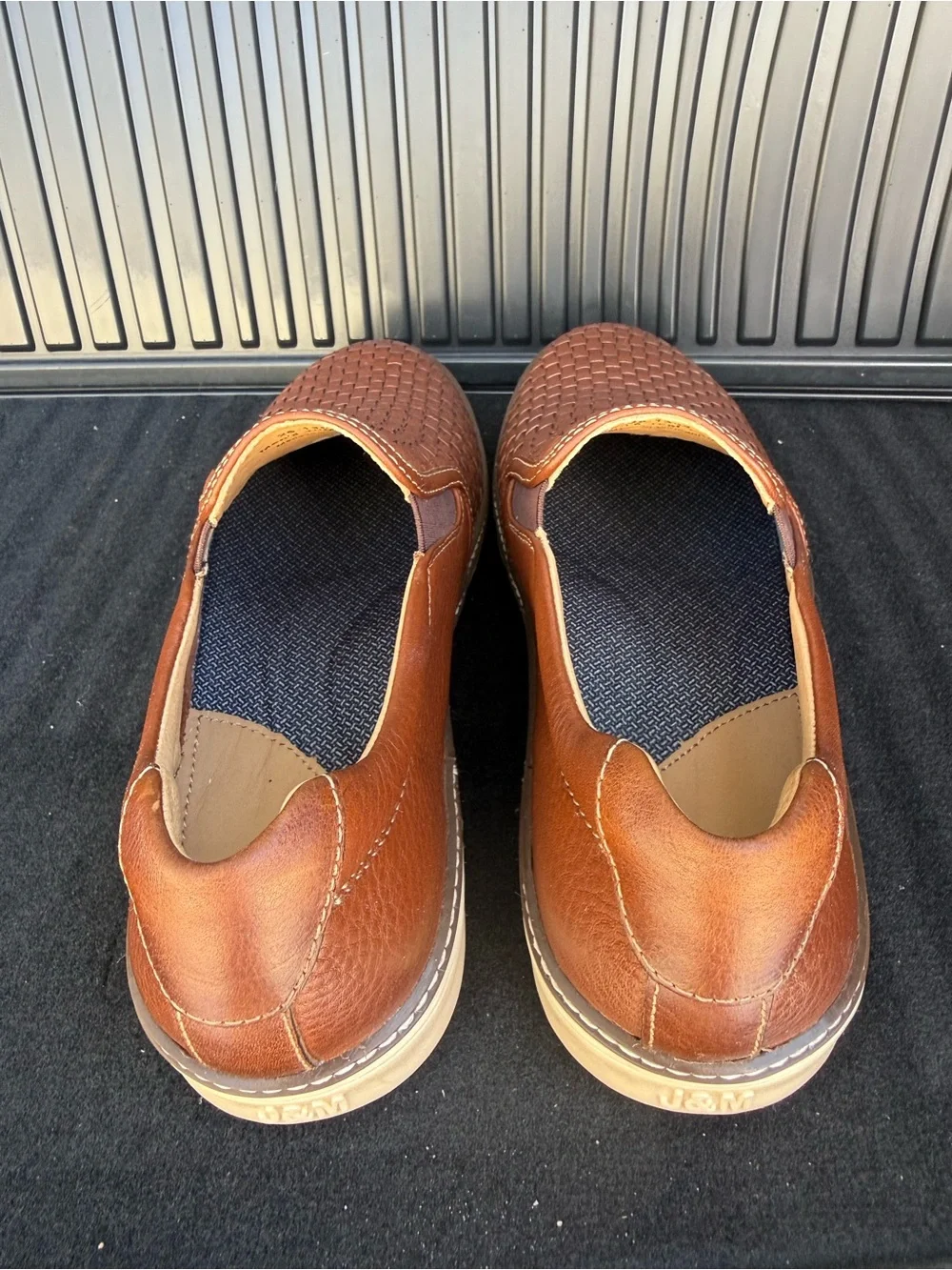 Barely Worn Johnston & Murphy Men’s McGuffey 2 Woven Slip-On Loafers